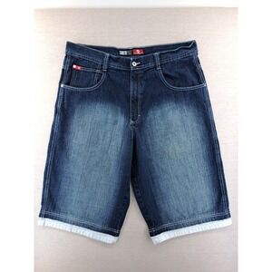 Vtg SOUTHPOLE Jeans Shorts Men 38 Denim Jorts Baggy Wide Skater Y2K W38"